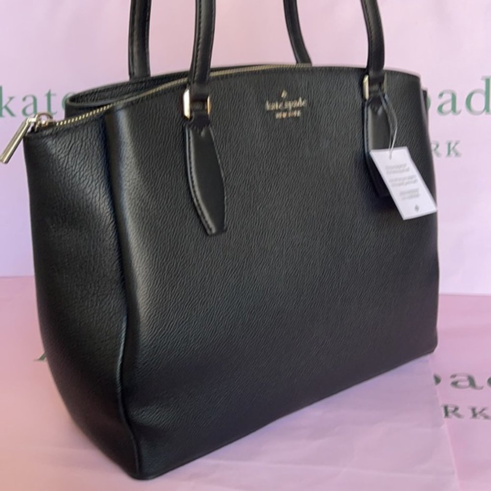 Kate Spade Monet Large Compartment Tote Black NWT - Picture 11 of 16